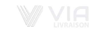 Logo ViaLivraison blanc